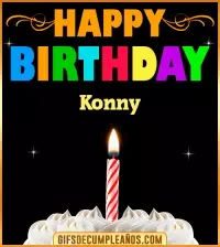 GIF GiF Happy Birthday Konny